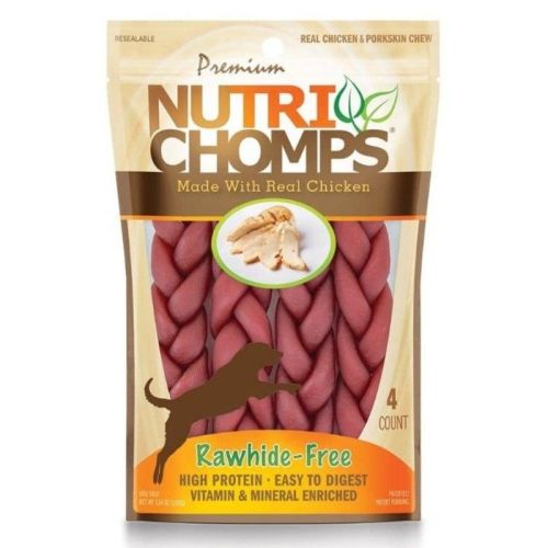 Premium Nutri Chomps Chicken Flavor Braids Premium Nutri Chomps Chicken Flavor Braids