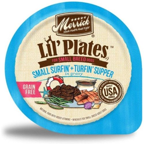 Merrick Lil Plates Grain Free Small Surfin + Turfin Supper Merrick Lil Plates Grain Free Small Surfin + Turfin Supper
