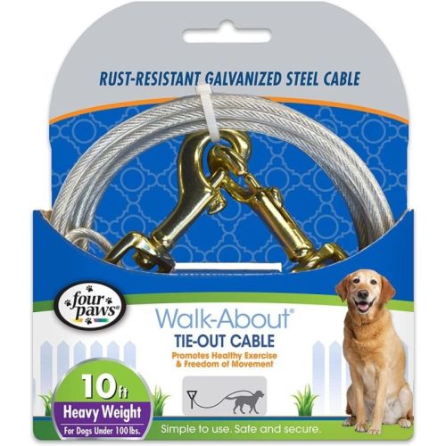 Four Paws Dog Tie Out Cable Heavy Weight